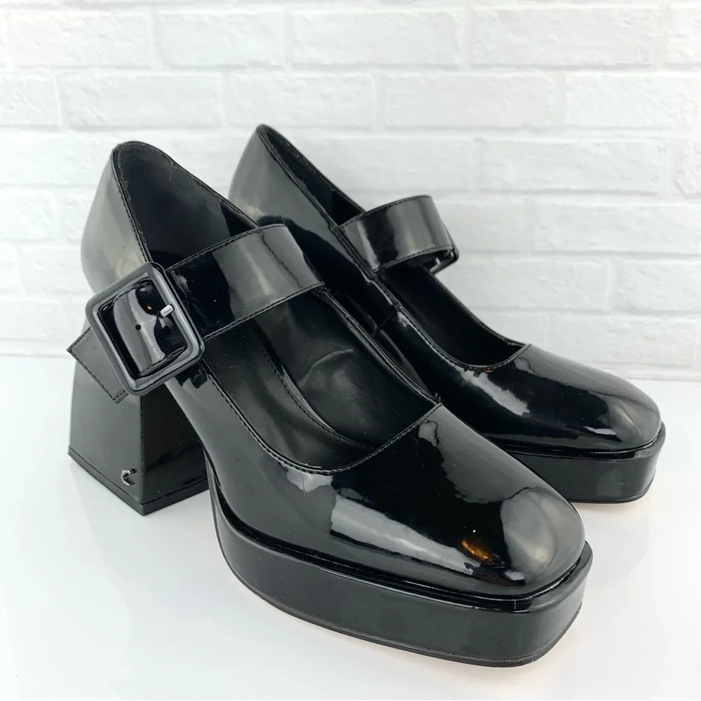 NEW! CIRCUS NY BY SAM EDELMAN Khiara Platform Mary Jane Pumps Heels Size 7.5